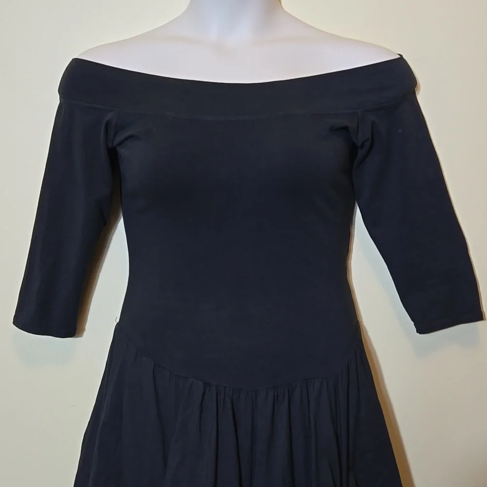 Luna Luz Women's Dress Size Medium Bubble Tie Hem Dip Dye Hippie Festival Cotton - Picture 3 of 15